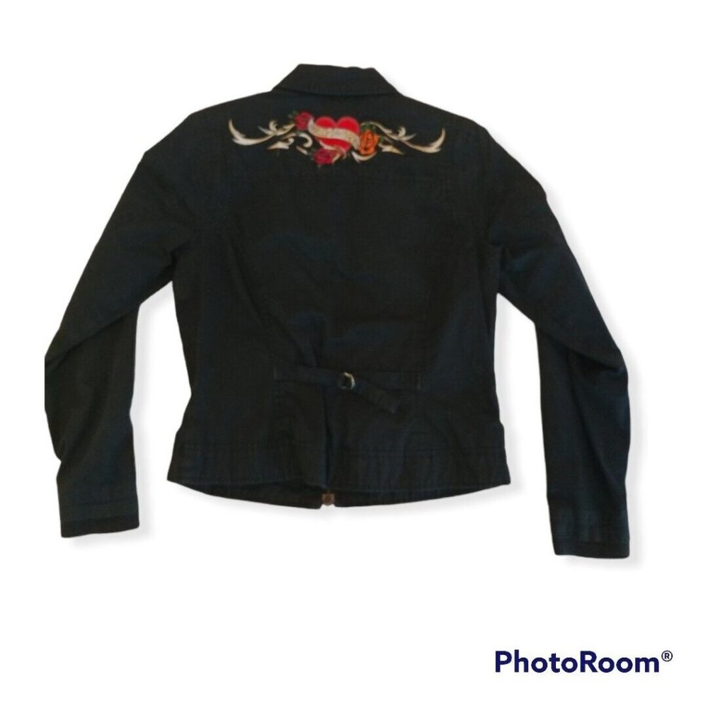 Women's Medium M Harley-Davidson Crimson Heart Cotton Garage Jacket 97449-08VW